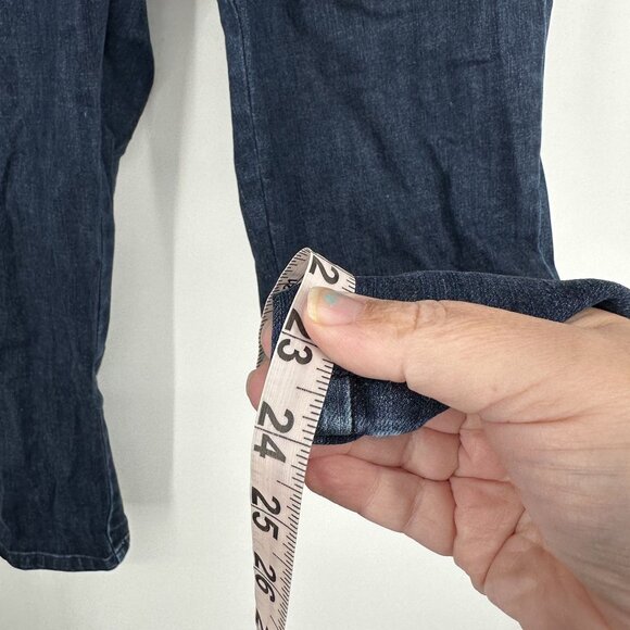 Soft Surroundings Women's Pull On Jeans Size Medium Dark Wash - Picture 5 of 5